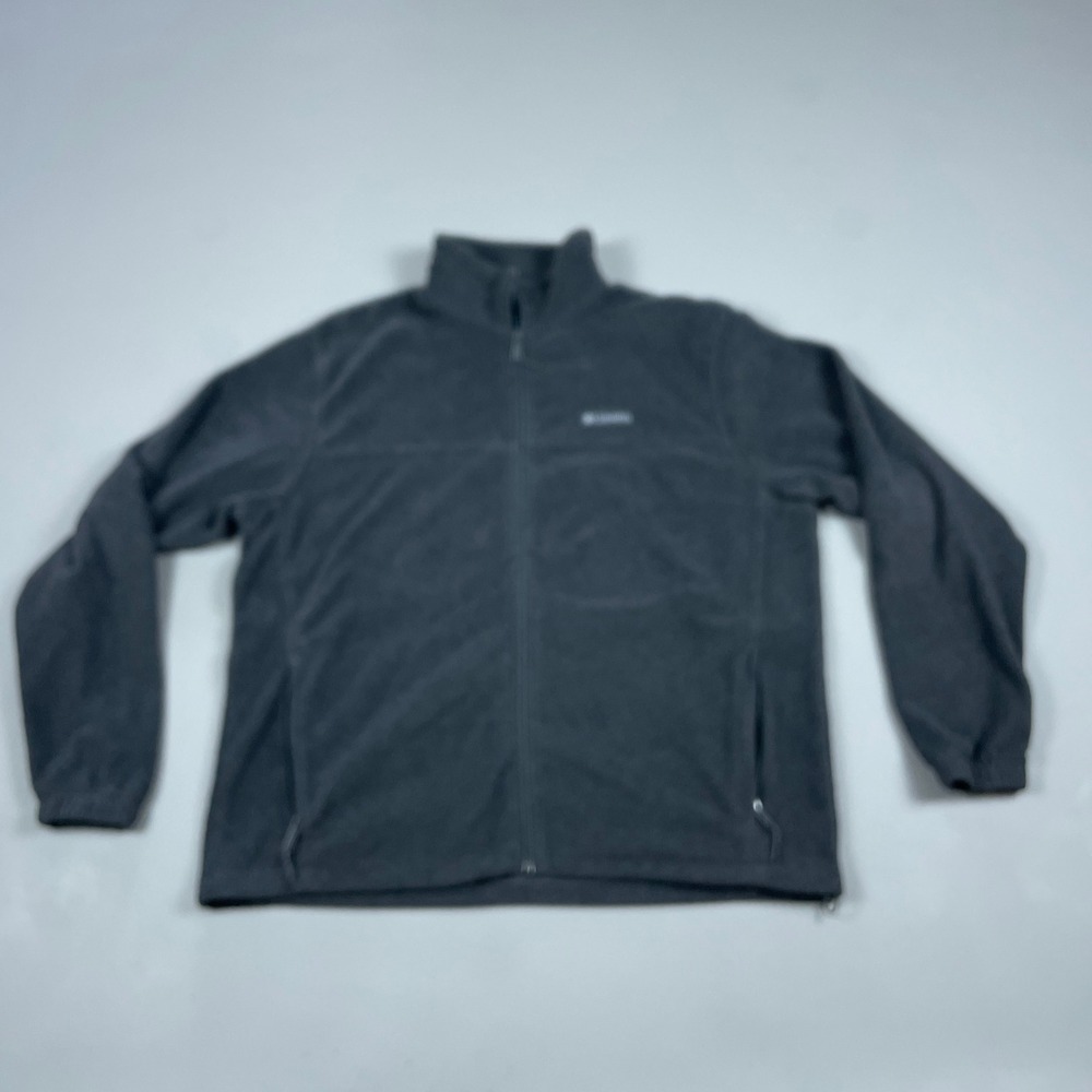 Columbia Mens Steens Mountain Full Zip Fleece Jacket Charcoal Gray XL